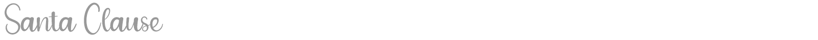Santa Clause font preview